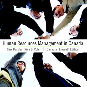 Human Resources Management In Canada